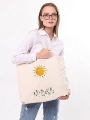 BAGmori Shopper bag w kolorze kremowym - 47 x 36 x 8 cm rozmiar: onesize. Brązowe shopper bag BAGmori, bez wzorów, z bawełny, na ramię, bez dodatków. Za 26.99 zł.