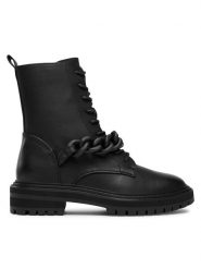 ONLY Shoes Trapery Onlbeth-8 15304989 Czarny. Czarne traperki ONLY SHOES, bez wzorów, ze skóry, bez obcasa, bez zapięcia. Za 349.99 zł.