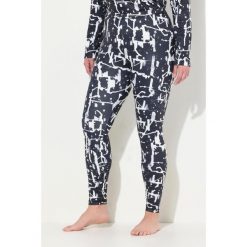 Damskie Legginsy funkcyjne z nadrukiem szybkoschnące z recyklingu. Czarne legginsy Ulla Popken, bez wzorów, z elastanu. Za 225.99 zł.