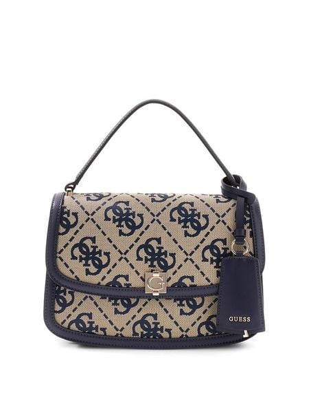 Guess Torebka 182665 Niebieski. Niebieskie listonoszki Guess, z aplikacjami, bez dodatków. Za 584.99 zł.