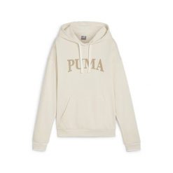 Bluza damska z kapturem Puma Squad. Białe bluzy Puma, na zimę, s, bez wzorów, bez ramiączek, z kapturem. W wyprzedaży za 226.95 zł.