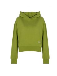 Patrizia Pepe Bluza | 1M3980J01G | Kobieta | Zielony. Zielone bluzy Patrizia Pepe, m, bez wzorów, z bawełny, klasyczne, bez ramiączek, z kapturem. W wyprzedaży za 349.00 zł.