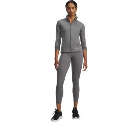 Legginsy damskie Under Armour Motion Mesh Ankle. Szare legginsy Under Armour, bez wzorów, z elastanu, sportowe, długie. Za 288.40 zł.