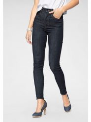 Levi´s Dżinsy - Super Skinny fit - w kolorze granatowym rozmiar: W25/L32. Niebieskie jeansy l, z aplikacjami, klasyczne, z podwyższonym stanem. Za 158.84 zł.
