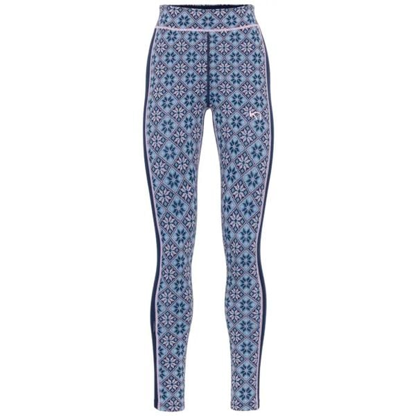 Damskie legginsy Kari Traa Rose. Niebieskie legginsy Kari Traa, bez wzorów, z dzianiny. Za 477.50 zł.