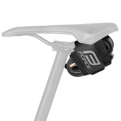 Pasek mocujący do ramy siodełka Force Whip Pro. Czarne torebki klasyczne FORCE, bez wzorów, sportowe, bez dodatków. Za 59.90 zł.