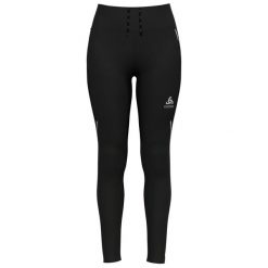 Legginsy do narciarstwa biegowego damskie Odlo Tights Ceramiwarm czarne. Czarne legginsy ODLO, bez wzorów. Za 459.99 zł.