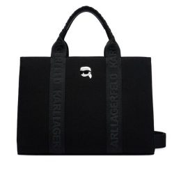 Torebka KARL LAGERFELD. Czarne torebki klasyczne KARL LAGERFELD, bez wzorów, klasyczne, bez dodatków. Za 549.99 zł.