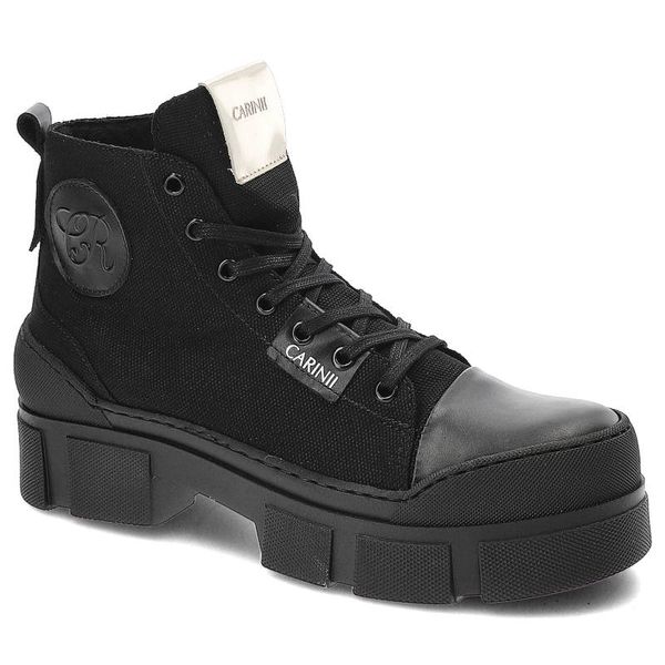 Czarne Botki Carinii Modne Buty Damskie. Czarne botki Carinii, z aplikacjami, ze skóry, eleganckie, bez obcasa, na płaskiej podeszwie, bez zapięcia. Za 539.00 zł.