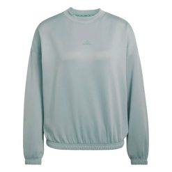Bluza damska adidas Motion Essentials. Zielone bluzy adidas, l, bez wzorów, z materiału, bez ramiączek, bez kaptura. Za 220.00 zł.