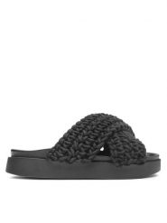 Inuikii Klapki Woven 70104-105 Czarny. Czarne klapki Inuikii, bez wzorów, z materiału, bez obcasa, bez zapięcia. Za 1,079.00 zł.