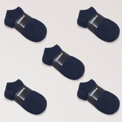 Techniczne skarpety treningowe Ghost - 25 par niebieskie. Białe skarpetki sportowe LEGEA, bez wzorów, z elastanu, na fitness i siłownię. Za 86.00 zł.