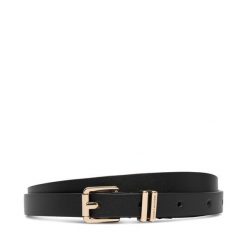 Pasek Tommy Hilfiger. Czarne paski Tommy Hilfiger, bez wzorów. Za 189.99 zł.