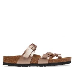 Japonki Birkenstock. Czerwone japonki Birkenstock, bez wzorów. Za 399.99 zł.