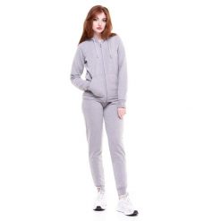 Bluza z kaptur na co dzień na siłownię. Szare bluzy LEONE 1947 APPAREL, s, bez wzorów, z bawełny, sportowe, bez ramiączek, bez kaptura. W wyprzedaży za 246.29 zł.