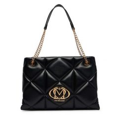 Torebka LOVE MOSCHINO. Czarne torebki klasyczne Love Moschino, bez wzorów, klasyczne, bez dodatków. Za 1,099.00 zł.