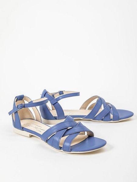 Zapato Skórzane sandały w kolorze fioletowym rozmiar: 38. Różowe sandały Zapato, bez wzorów, klasyczne, z otwartym noskiem, bez obcasa, bez zapięcia. Za 132.05 zł.