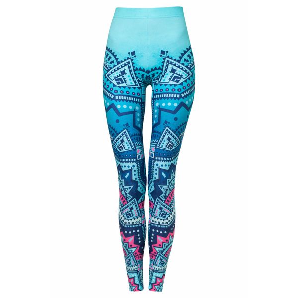 Legginsy sportowe damskie DEEP TRIP Nemo. Niebieskie legginsy DEEP TRIP, xs, bez wzorów, na jogę i pilates. Za 179.00 zł.