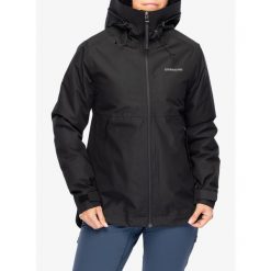 Kurtka ocieplana damska Didriksons Jennie Jacket 2. Czarne kurtki Didriksons, bez wzorów, bez kaptura. Za 968.50 zł.
