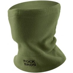Komin maska polarowa na twarz dla dorosłych 3w1 Rockbros M012 wielofunkcyjna. Zielone szaliki i kominy ROCKBROS, bez wzorów, z polaru, sportowe. Za 49.90 zł.