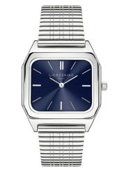 Liebeskind Zegarek kwarcowy w kolorze srebrno-granatowym rozmiar: onesize. Szare, analogowe zegarki Liebeskind, ze stali. Za 383.80 zł.