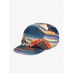 Czapka z daszkiem do biegania Crazy Pacman Cap Run - poster. Niebieskie czapki z daszkiem Crazy, bez wzorów, sportowe. Za 161.99 zł.
