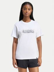 Adidas T-Shirt Animal Graphic KB7146 Biały Regular Fit. Białe t-shirty adidas, s, bez wzorów, z bawełny, bez kołnierzyka, bez ramiączek. Za 108.99 zł.