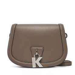 Torebka KARL LAGERFELD. Szare listonoszki KARL LAGERFELD, bez wzorów, bez dodatków. Za 759.99 zł.