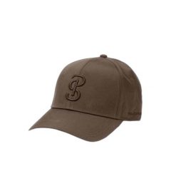 Czapka z daszkiem PS of Sweden Electra. Brązowe czapki z daszkiem PS OF SWEDEN, bez wzorów, eleganckie. Za 198.50 zł.