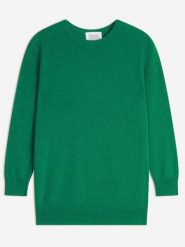 AUTHENTIC CASHMERE Kaszmirowy sweter "Estaris" w kolorze zielonym rozmiar: XXL. Zielone swetry AUTHENTIC CASHMERE, xxl, bez wzorów, z kaszmiru, bez ramiączek. Za 347.99 zł.