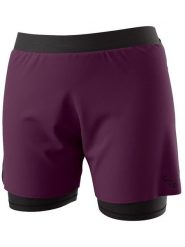 DYNAFIT Szorty funkcyjne 2w1 "ALPINE PRO" w kolorze fioletowo-czarnym rozmiar: L. Czarne szorty sportowe Dynafit, bez wzorów, z podwyższonym stanem, outdoorowe. Za 197.63 zł.