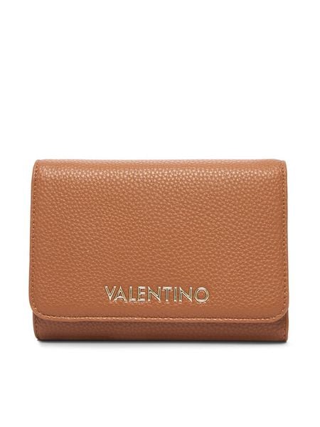 Valentino Portfel Brixton VPS7LX43 Brązowy. Brązowe portfele Valentino, bez wzorów, ze skóry. Za 184.99 zł.
