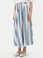 Weekend Max Mara Spódnica maxi Vidim 2515101062 Niebieski Regular Fit. Niebieskie spódnice Weekend Max Mara, bez wzorów, z bawełny, maxi. Za 1,179.00 zł.
