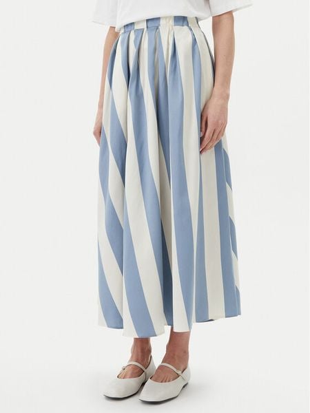 Weekend Max Mara Spódnica maxi Vidim 2515101062 Niebieski Regular Fit. Niebieskie spódnice Weekend Max Mara, bez wzorów, z bawełny, maxi. Za 1,179.00 zł.