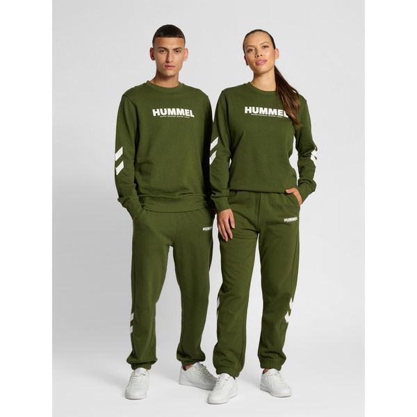 Bluza piłkarska dla dorosłych Hummel hml LEGACY. Zielone bluzy Hummel, m, bez wzorów, sportowe, bez ramiączek, bez kaptura. Za 170.00 zł.