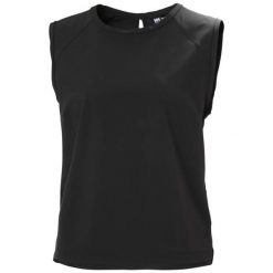 Damski tank top Helly Hansen Thalia. Czarne topy Helly Hansen, bez wzorów, eleganckie, bez kołnierzyka, bez ramiączek. Za 270.50 zł.