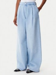 Armani Exchange Jeansy XW001105 AF14494 MB003 Niebieski Wide Leg. Niebieskie jeansy Armani Exchange, bez wzorów, z bawełny. Za 809.99 zł.