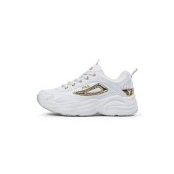 Buty damskie sportowe sneakersy Fila SKYE ZP WMN. Białe buty treningowe Fila, bez wzorów, bez zapięcia. W wyprzedaży za 228.00 zł.