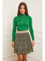 Soft Cashmere Golf w kolorze zielonym rozmiar: 38/40. Zielone swetry Soft Cashmere, bez wzorów, z kaszmiru, klasyczne, bez ramiączek. Za 131.43 zł.