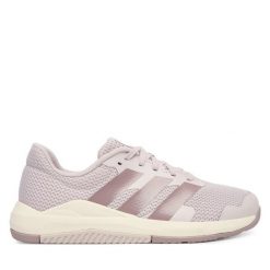 Buty na siłownię adidas. Fioletowe buty treningowe adidas, bez wzorów, bez zapięcia, na fitness i siłownię. Za 279.99 zł.