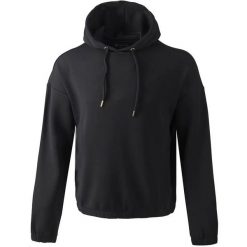 Bluza damska z kapturem Athlecia Namier. Czarne bluzy Athlecia, bez wzorów, z dresówki, klasyczne, bez ramiączek, bez kaptura. Za 248.50 zł.