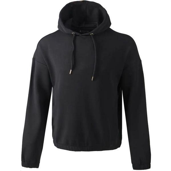 Bluza damska z kapturem Athlecia Namier. Czarne bluzy Endurance, bez wzorów, z dresówki, z kapturem. Za 248.00 zł.