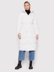 Tommy Jeans Kurtka puchowa DW0DW11115 Biały Regular Fit. Białe kurtki Tommy Jeans, na zimę, s, bez wzorów, z jeansu, bez kaptura. Za 1,119.00 zł.