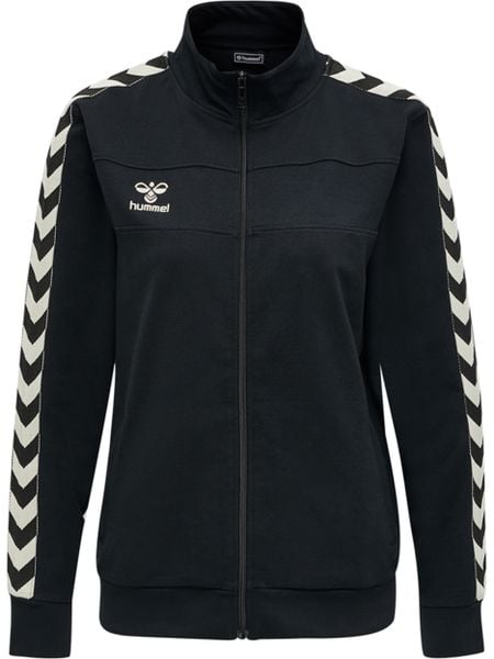 Bluza damska Hummel zip Lmove Classic. Czarne bluzy Hummel, s, bez wzorów, z dżerseju, bez kaptura, na fitness i siłownię. Za 238.40 zł.