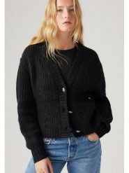 Levi's Kardigan w kolorze czarnym rozmiar: L. Czarne swetry Levi's, l, bez wzorów, z wełny, bez ramiączek. Za 228.92 zł.