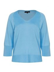 More & More Sweter w kolorze błękitnym rozmiar: 42. Niebieskie swetry More & More, bez wzorów, bez ramiączek. Za 149.66 zł.