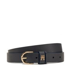 Pasek Damski Tommy Hilfiger. Niebieskie paski Tommy Hilfiger, bez wzorów. Za 159.99 zł.