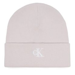 Czapka Calvin Klein. Czerwone czapki zimowe Calvin Klein, bez wzorów. Za 129.99 zł.