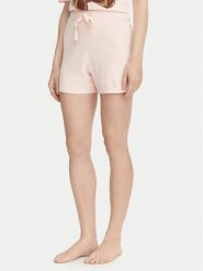 Guess Szorty materiałowe O6BD01 Z1148 Różowy jasny Regular Fit. Czerwone szorty Guess, z aplikacjami, z materiału. Za 194.99 zł.