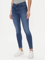 Pepe Jeans Jeansy PL204584 Niebieski Skinny Fit. Niebieskie jeansy Pepe Jeans, bez wzorów, z bawełny. Za 249.99 zł.